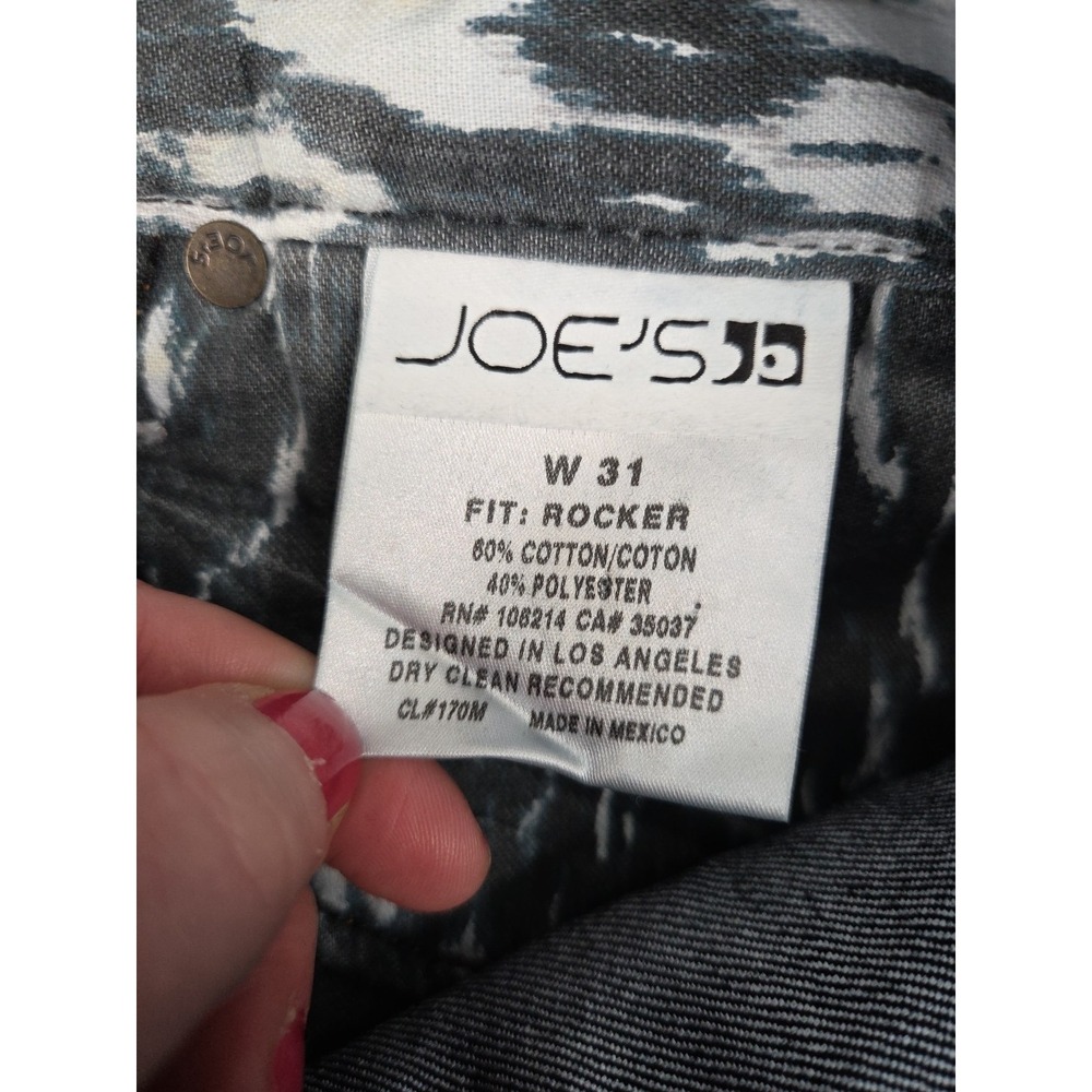 Joe's Jeans Womens 31 The Rocker Dark Wash Boot Cut Lean Flare Fit Jeans NEW - Picture 10 of 14